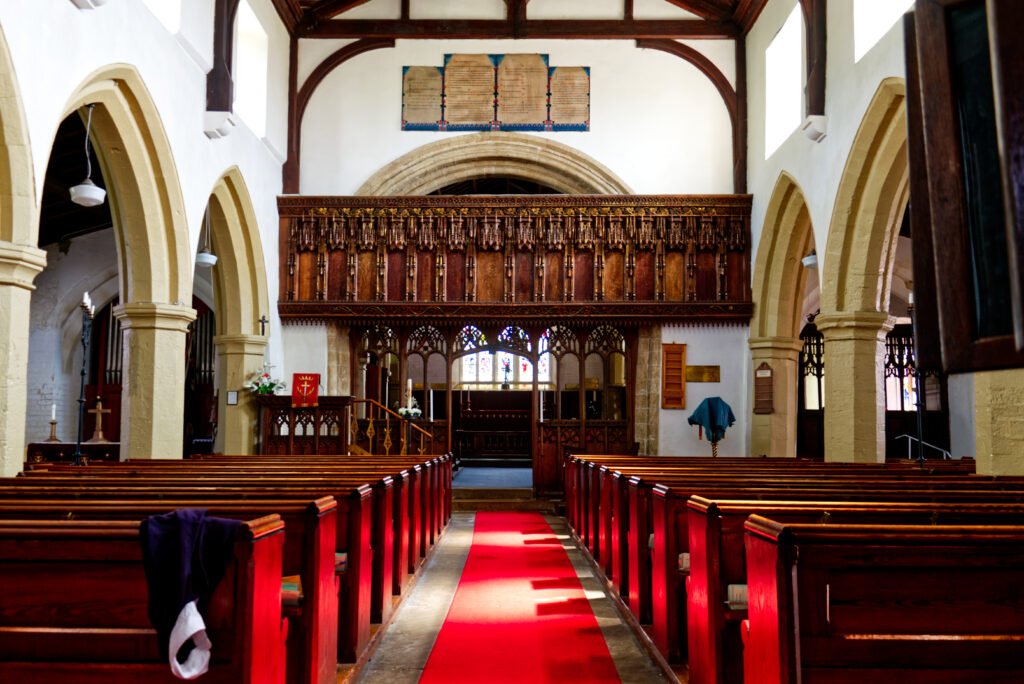St Oswalds Inside-with Rood Screen