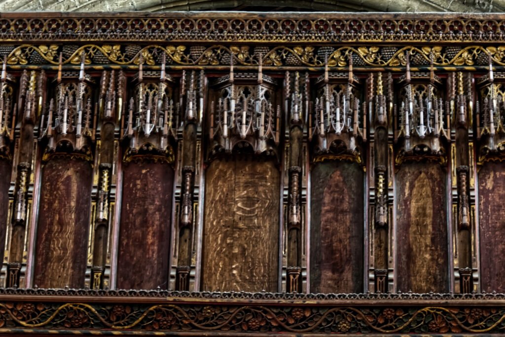 St Oswalds Rood Screen Up Close
